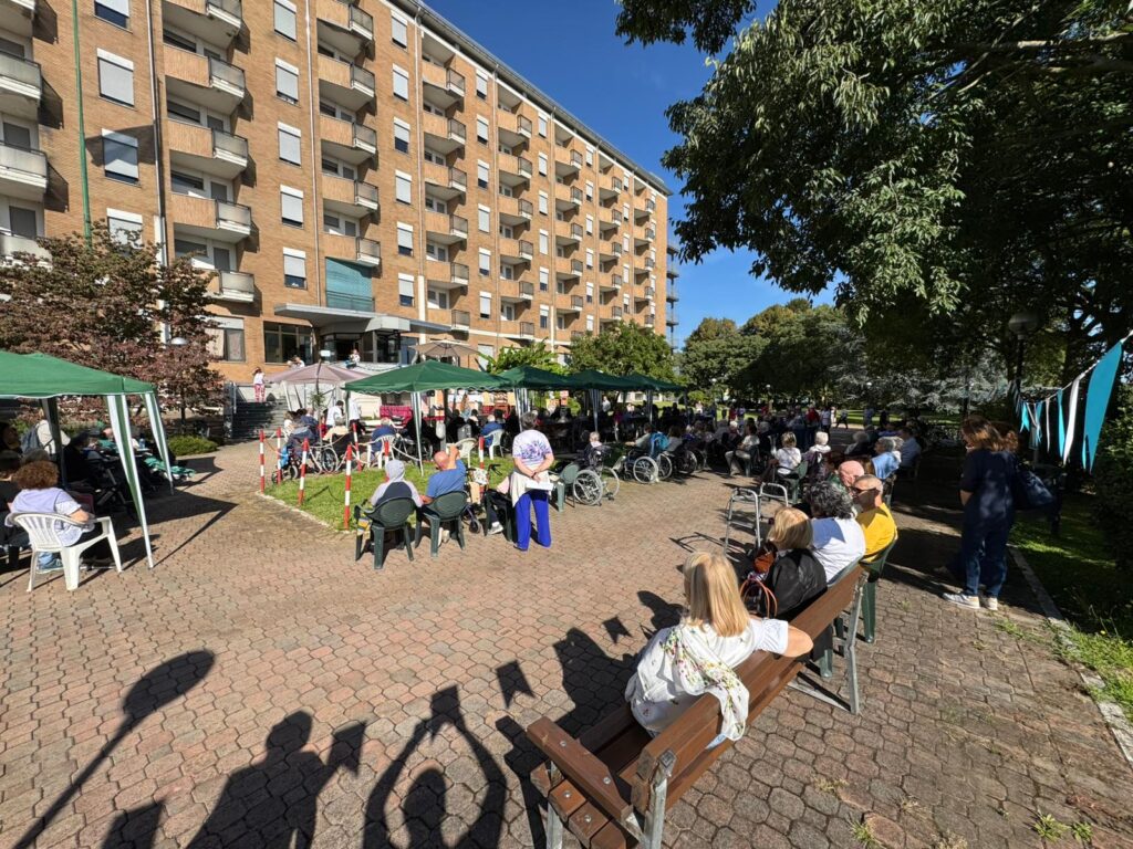 Animazione festa in cortile